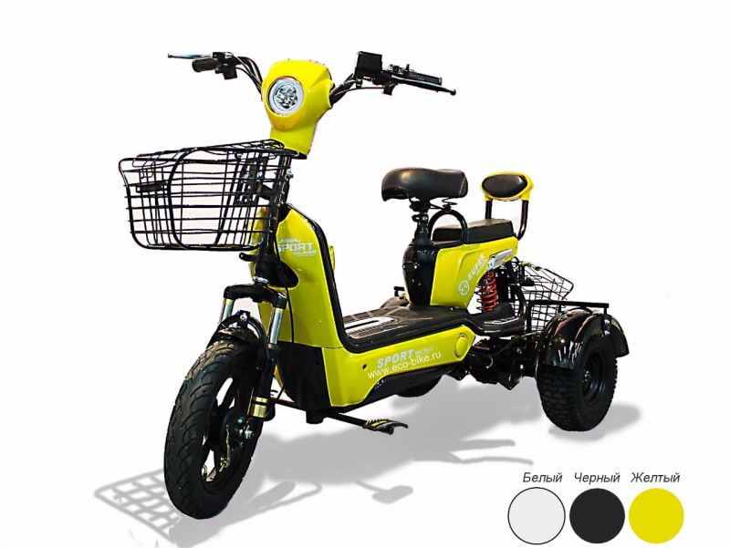 Электроскутер Trike 500W - электротрицикл грузовой Greengo V6 500W Электроскутер Trike 500W - электротрицикл грузовой Greengo V6 500W